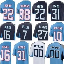 Maglia da calcio Joe alt L'Harius Sneed leRoy Watson IV Will Lev è Ryan Tannehill Derrick Henry Tyjae Spears Jeffery Simmons Steve McNair Malik Willis Kevin Byard