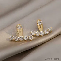 Dangle żyrandol design mody Sense Lśniąca cyrkon wiszące kolczyki dla kobiety luksusowe dwa sposoby noszenia kolczyki biżuteria ślubna