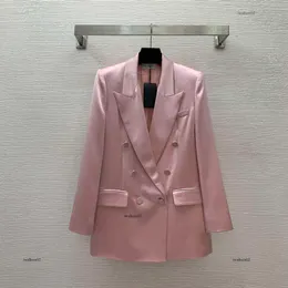 Abito di marca Donne Designer Designer Designer Domande Cena di moda Cene Parte a doppio petto Blazer Pink Blazer Giacca per blazer Over-Coat 25 aprile