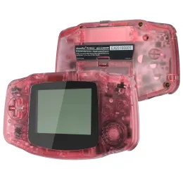 사례 최대 IPS 준비된 교체 쉘 풀 하우징 커버 블랙 스크린 렌즈 GameBoy Advance IPS 표준 LCD