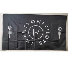 Twenty One Pilots Flag 3x5ft 150x90 cm Digital bedrucktes Polyester Hanging Werbung im Freien in der Innennutzung 4540536