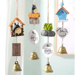 Dekorative Figuren Neueste kreative Harz Wind Chimes süße Cartoon japanischer Dekoration Handwerk Handwerk hängende Ornamente für Wohnkultur