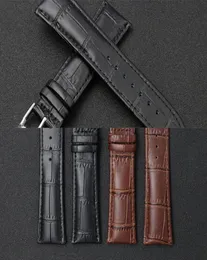 High quality Fashion Genuine leather Watch Strap 12 14 16 18mm 20mm 22 24 Interchangeable Replacement Watch Band Black Brown Water8608417