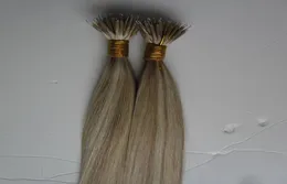 1GSTAND 1GSTAND PERUVIAN Virgian Micro Bead Link Extensions Human Hair Extensions 100g Micro Micro None Remy Nano Ring Links Human Hair Exte5541762