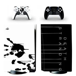 Stickers Death Stranding PS5 Standard Disc Skin Sticker Decal Cover for PlayStation 5 Console and 2 Controllers PS5 Disk Skin Vinyl