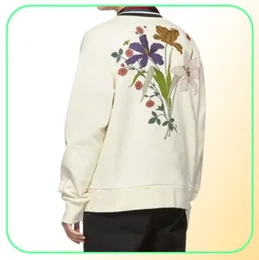 20SS Made in Italy Europe Chateau Marmont Long Sleeve Sweatshirt Flower Butterfly Printed Spring Autumn Pullover Sweater Street8469378