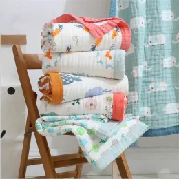 Sets 29 Stil Babydecke Musselin Baumwolle 6 Schichten Neugeborene Wickeln Herbst Baby Warp Swaddle Decke Säuglings Bettwäsche Empfang Decke