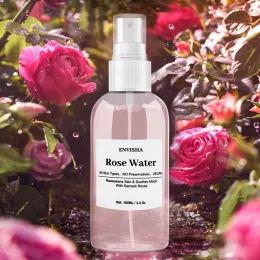 Toners Envisha Natural Rose Face Toner Facial Cuidado da pele Anti -Wrincranche Hidratante Controle de óleo Branqueamento Pores Removedor de maquiagem de maquiagem