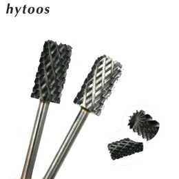 Биты Hytoos 4xc Top Cut Cut Barrel Barrel Drill Bits 3/32 карбидовые заусеницы измельчители для маникурных буров