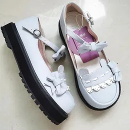 Sapatos casuais kawaii salto baixo fofo lolita jk uniforme doce menina japonesa harajuku anime cosplay gótico loli