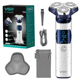 VGR original SHET SHECT SHECLET STRACHER PARA HOMENS BARDA RAZOR FACIAL RAZOR FACIAL 3D MAQUEING FLUING MACHERAÇÃO 240420