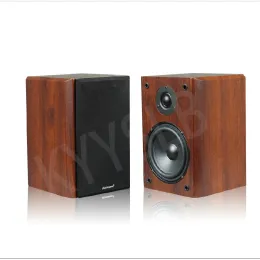 Alto -falantes Kyyslb 5 polegadas Livra -falador 1535W Amplificador Passivo 3D Centro de som de áudio de madeira de madeira Surround 2.0 Passive Speaker