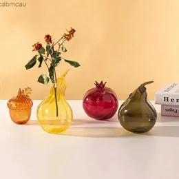 Vaser glas blomma vas kreativ växt flaska modern transparent konst blomma vaser hem skrivbordsdekor vaso para planta heminredning föremål