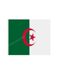 Алжирские флаги Национальные полиэфирные баннеры Flying 90 x 150 см 3 5 -футового флага по всему миру на открытом воздухе можно настроить 6642968