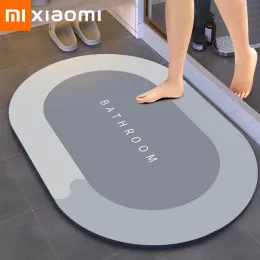 Trimmers Xiaomi Youpin Bath Mata Super chłonność bez poślizgu dywan w łazience Szybki suszący prysznic dywan dywani