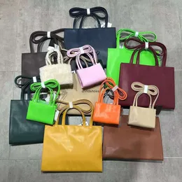 Tasarımcı Çanta 3 Boyut Omuz Çantaları Yumuşak Deri Mini Çantalar Kadın Çanta Çantası Lüks Tote Moda Alışveriş Pembe Beyaz Çanta Satchels Bag