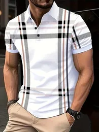 Независимая станция Crossborder Tshirt Mens Summer Com Polo Рубашка лацка повседневная поло 240423