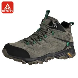 HUMTTO Hiking Shoes Men Winter Outdoor Sports Climbing Shoes Non - slip Warm Lace-up Trekking high-top Sneakers Big Size 240420