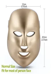 LED -Gesichtsmaske 37 Farbe Pon Elektrische LED -Maske Anti Wrinkle Acne Entfernung Gesicht Haut Verjüngung Gesichtsspa Salon1800940