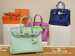 BK 2530 حقائب اليد OSTICH LEATHER حقائب فاخرة موثوق بها ZENG ZENGCHUN HANDSEWN HOME HOME PLATINUM BAG South Africa KK