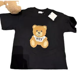 3 colori Kid T Shirts Boy Girl T-Shirts abbigliamento Teen Baby Summer Lettera a maniche corte Tops Tops Fashion Boys Thirts
