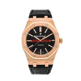 스위스 럭셔리 시계 AP 자동 시계 Audemar Pigue Royal Oak Automatico 41mm Oro Uomo Orologio 15400or.oo.d002cr.01 HB8A