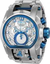 Uomo da uomo di lusso Watch Reserve Bolt Zeus Magnum Resistente all'acqua Dual Time Big Dial Swiss Quart Watch9300362