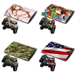 Stickers Christmas Gift 1 set New skin Sticker For PS3 Super slim 4000 Console