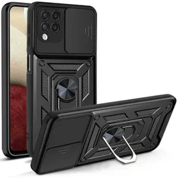 Mobilfunkkoffer für Samsung A12 Hülle Samsung A 12 Case Phone Camera Objektiv Schutzmagnetpanzerschockdoßverschluss 240423