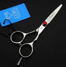 Forbici per capelli di alta qualità joewell da 5,0 pollici di taglio dei capelli 440c in acciaio inossidabile 62HRC con custodia in pelle Professional Barber Tool Q240425