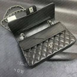 8a Designer Bolsa espelho de qualidade Jumbo Double Flap Bag Luxury 23cm 25cm 30cm Caviar Caviar Classic Classce