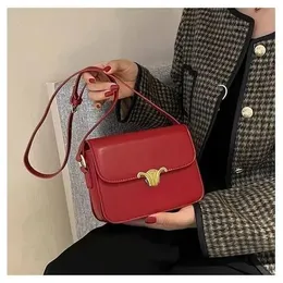 Designer Cag Teen Triomph Kvinnor Crossbody Bag äkta lädertygtryck Bag sadelväska Högkvalitativ klassisk lyx tonåring plånbok damer