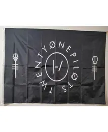 Twenty One Pilots Flag 3x5ft 150 x 90 cm Digital bedrucktes Polyester Hanging Advertising im Freien Nutzung Drop 3844152