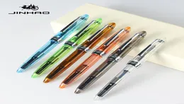 Jinhao Pen 992 시리즈 패션 투명 볼 펜스 작문 공급 업무 사무실 및 Shool for Gift2724380