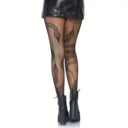 Donne calzini per serpenti anime collant 2024 calze a rete nera di pesce sexy harajuku hosiery grandi lolita g vestiti gotici