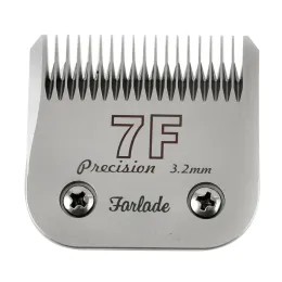 Trimmers Farlade 7f A5 Pet Clipper Blades, kompatibel mit den meisten Andis, Oster A5 Clippers, 1/8 "3,2 mm Schnittlänge, hergestellt aus deutschem Stahl