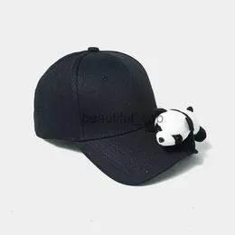Designer -Ballkappen Hut Panda Baseballhut einfach und für Männer und Frauen süße und alters Reduzierung von Sonnenschutzhut -Studentin süßer Entenhuthüte im Freien
