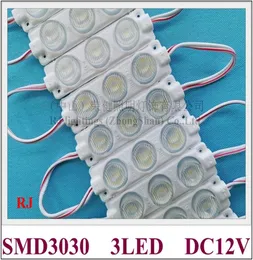 مصباح مصباح وحدة LED مع عدسة DC12V 75mm × 20 مم زاوية شعاع رأسيًا 15 درجة وأفقيًا 45 درجة IP65 SMD 3030 3 LED 33098418