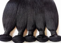 Brazylijskie Virgin Hair Bundles Malezji Peruwiańskie Mongolskie Indian Remy Rozszerzenie prosto 3pcs Rosyjska Europejska Człowiek Factory99998144