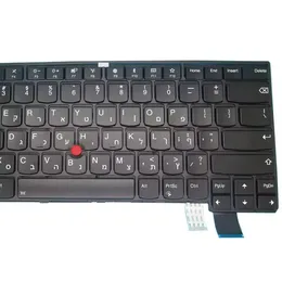 Laptop-Tastatur für ThinkPad T460P T470P Hebrew HB 01EP482 01EP441 SN20L82351 9Z.NCJBT.80H NSK-ZA8BT 0H PK1310A2C08 mit Hintergrund