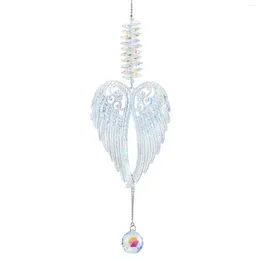 Decorative Figurines Butterfly/Angel Hanging Crystals Wind Chime Lightweight Wall Window Ornament Suitable For Garden Decoration