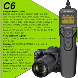 استوديو الفاصل الزمني الكاميرا الرقمية Camera Remote Remote Controller Controller LCD Timer Control مع سلك لـ Canon Fujifilm Olympus Pentax