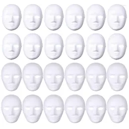 Borse da stoccaggio 12pcs fai -da -te Face Full White Masches costumi di Halloween Maschera per pittura vuota Dance Ghost Cosplay Masquerade Party