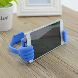 Thumbs-up Cell Phone Holder, Adjustable plastic Phone Stand, Multi Colors Portable Desktop Stand for iPhone Xiaomi Samsung