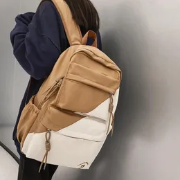 Backpack College Laptop Mochila Mochila Moda Su Geçirmez Erkek Kadın Rucksack Lisesi Okul Çantası Kızlar Erkek Kitap Çantası