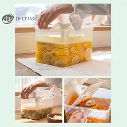 Storage Bottles 4/5L Pickle Jar Leakproof Fermentation Container For Gherkin Sauerkraut Kimchi And