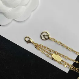 Дизайнерское ожерелье Письмо браслет модель дизайна для женщины темперамент изысканные ювелирные украшения54HMZU84