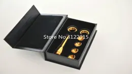 Professional 6 PCS Set Size 2a 2b 3a 3b Small Bb Trumpet Mouthpiece Silver And Gold Surface Pure Copper Trumpet Mouthpiece 9065481