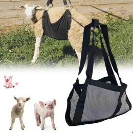 Träger faltbare hängende Gewichtsskala -Schlinge mit einstellbaren Gurten zum Wiegen von Kälbern Lämmerziegen Tierkatze Hundekatze Kaninchen Schafschweine