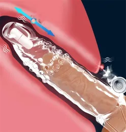 Секс -игрушка массажер пенис вибратор для мужчин рукав задержка эякуляции.